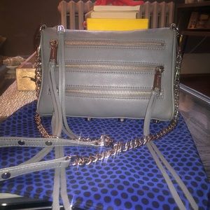 Rebecca Minkoff Mini 5 Zip In Slate Gray